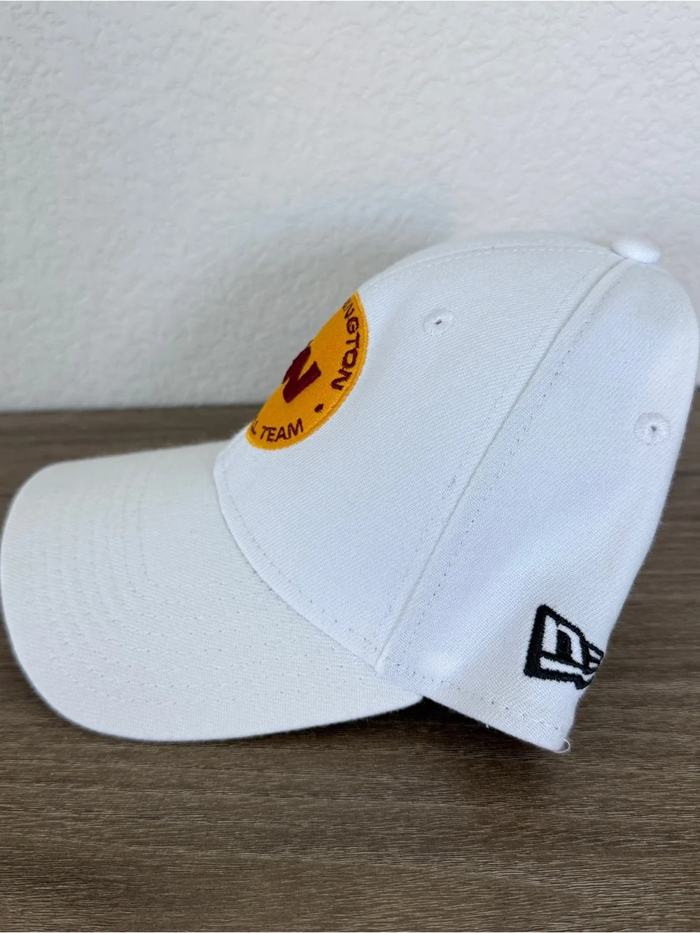 Washington Football Team New Era 39THIRTY Fitted Hat White NFL Stretch Fit S/M